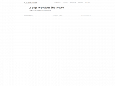 alexandraprijot.com snapshot