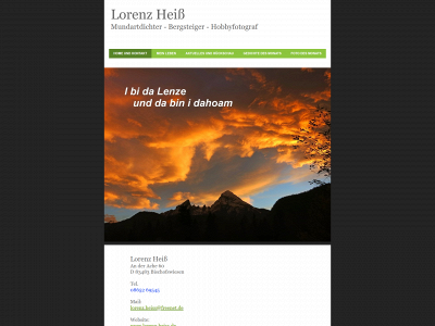 lorenz-heiss.de snapshot