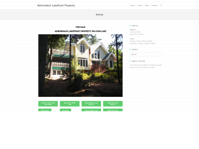 adirondackwaterfrontloonlake.com snapshot