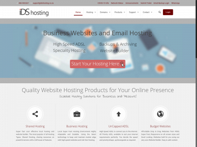 idshosting.co.za snapshot