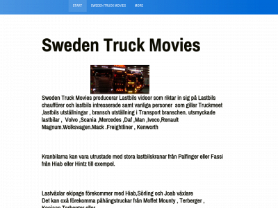 swedentruckmovies.se snapshot