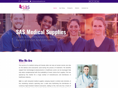 sasmedsupplies.com snapshot