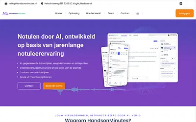 handsonminutes.nl snapshot