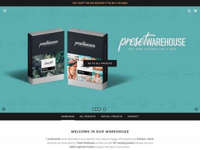 presetwarehouse.com snapshot