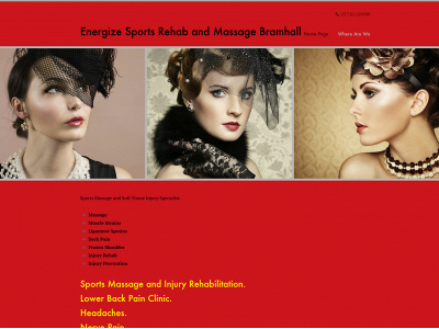 energizemassage.co.uk snapshot