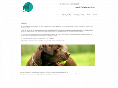 hondengedragsbegeleiding.be snapshot