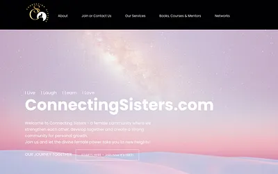 connectingsisters.com snapshot