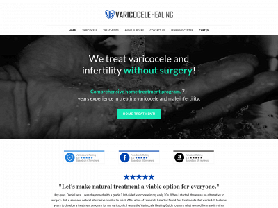 varicocelehealing.com snapshot