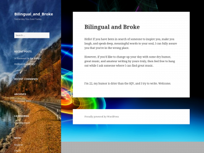bilingualandbroke.com snapshot