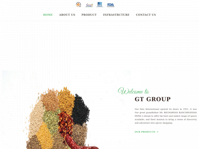 gtrspices.com snapshot
