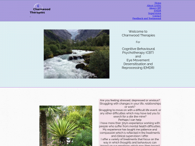 charnwoodtherapies.co.uk snapshot