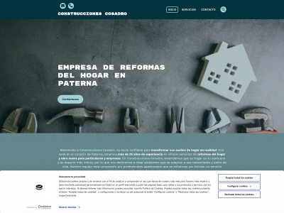 construccionescosadro.com snapshot