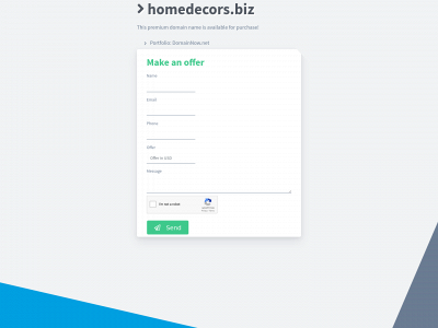 homedecors.biz snapshot