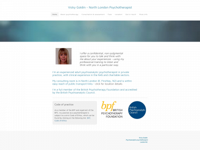 www.vickygoldin.co.uk snapshot