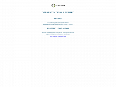 oerkentyv.dk snapshot
