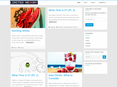 limitedmemoryblog.com snapshot