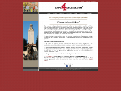 apps4college.com snapshot