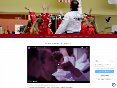 www.mendesmartialartsandfitness.com snapshot