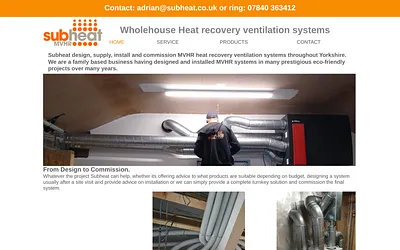www.subheat.co.uk snapshot