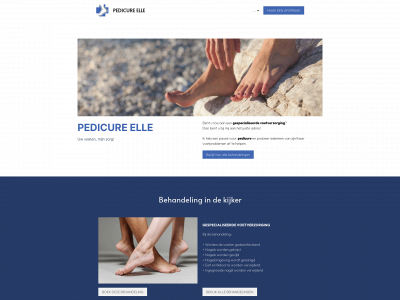 pedicure-elle.be snapshot