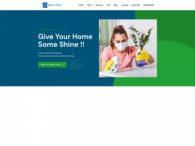 justmaiditclean.com snapshot