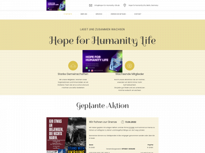 hope-for-humanity-life.de snapshot