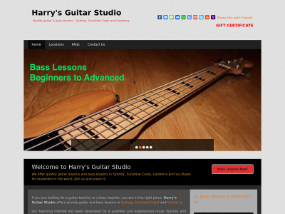 guitarstudio.com.au snapshot