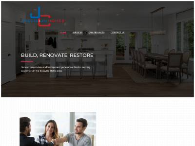 jcprecisionhomes.com snapshot