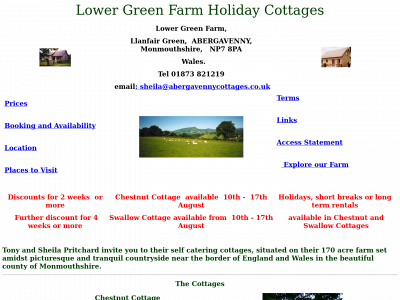 abergavennycottages.co.uk snapshot