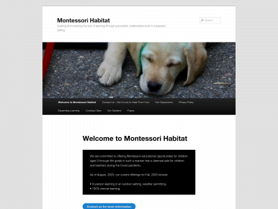 montessorihabitatschool.org snapshot