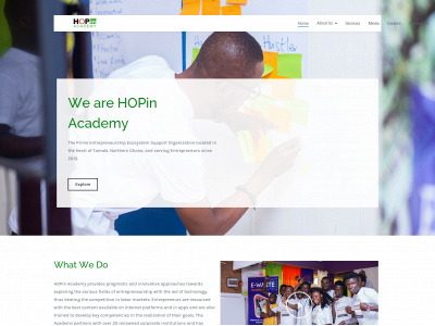 hopinacademy.org snapshot