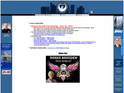 phoenixapwu.org snapshot