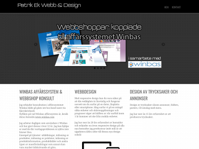 patrikekwebbdesign.se snapshot