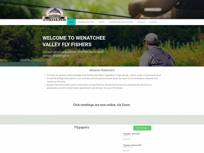 wenatcheevalleyflyfishers.com snapshot