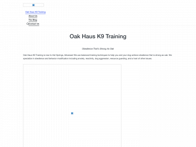 oakhausk9.com snapshot