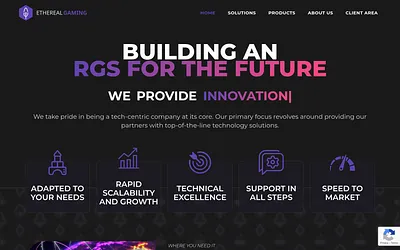 etherealgaming.io snapshot