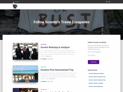 scootersescapades.com snapshot