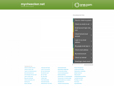 mycheecker.net snapshot
