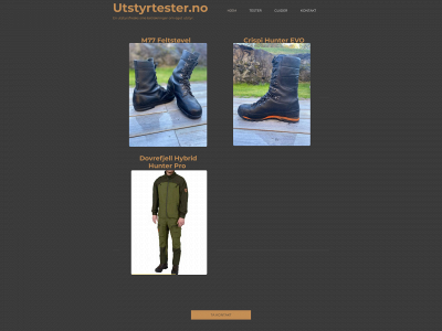 utstyrtester.no snapshot