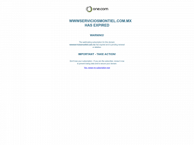 wwwserviciosmontiel.com.mx snapshot