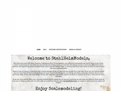 stahlhelmmodels.com snapshot