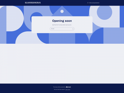 kirjaklassikko.com snapshot