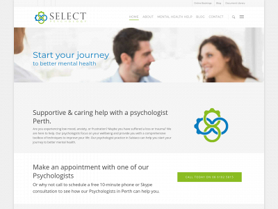 selectpsychology.com.au snapshot
