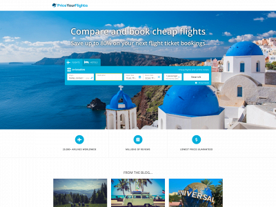 priceyourflights.com snapshot