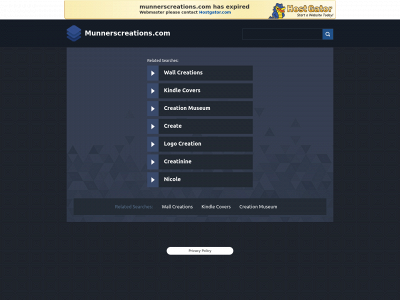 munnerscreations.com snapshot