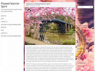 flawedwarriorspirit.com snapshot