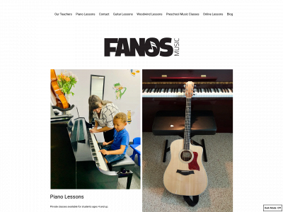 www.fanosmusic.com snapshot