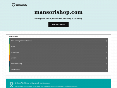 mansorishop.com snapshot