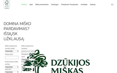 dzukijosmiskas.lt snapshot