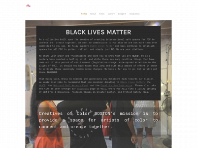 www.creativesofcolorboston.com snapshot